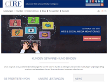 Tablet Screenshot of cure-sa.eu